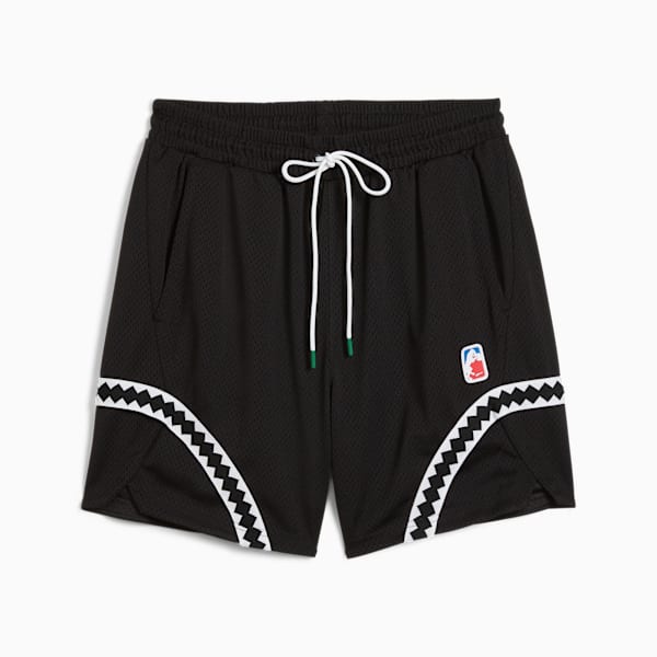 Shorts de basketball Crowd Craze para hombre, PUMA Black, large-ARG