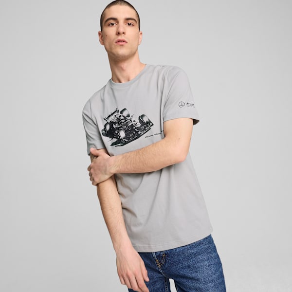 Remera Mercedes-AMG Petronas F1® ESS Car Graphic para hombre, Team Silver, large-ARG