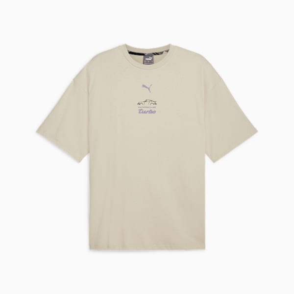 Porsche Legacy Statement Graphic Tee Men, Desert Dust, large-ZAF