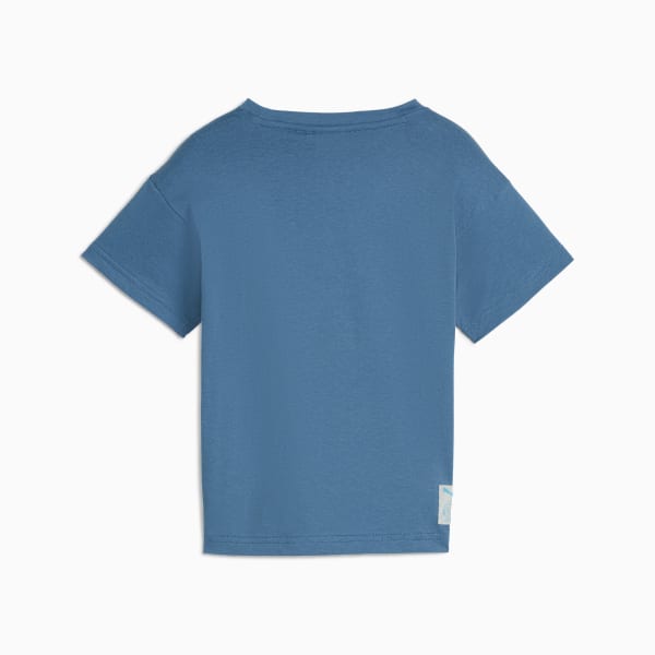 PUMA x PLAYMOBIL® Graphic Tee Kids, Blue Horizon, large-MEX