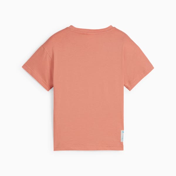 PUMA x PLAYMOBIL® Graphic Tee Kids, Deeva Peach, large-MEX