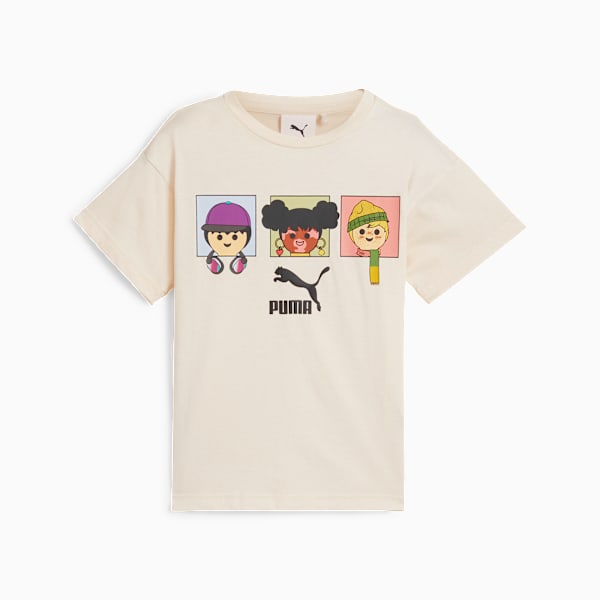 PUMA x PLAYMOBIL Graphic Tee Kids, No Color, large-MEX