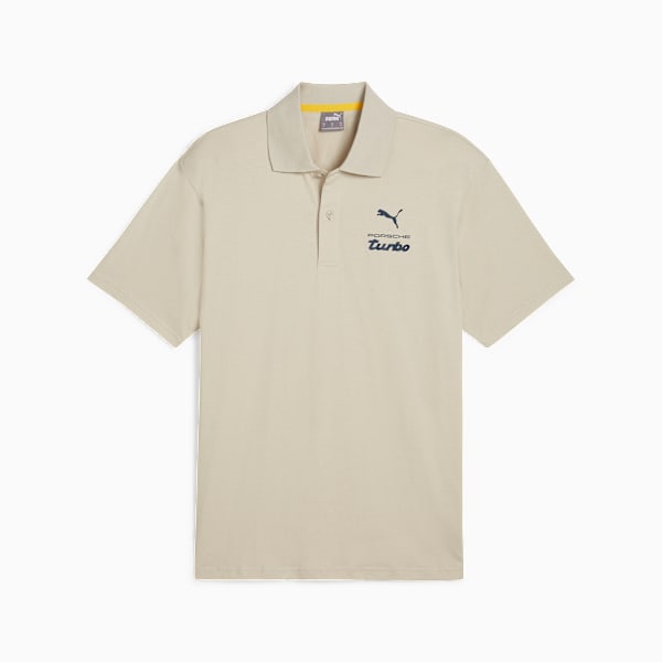 Porsche Legacy Essentials Polo Men, Desert Dust, large-ZAF