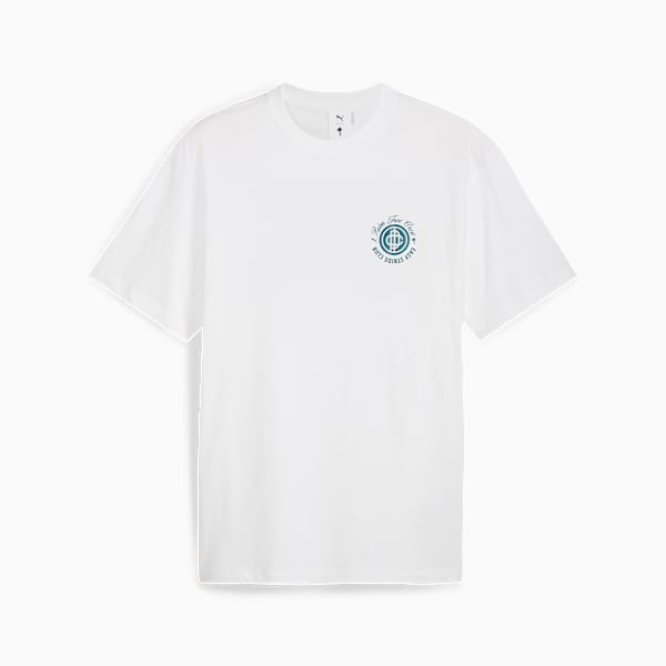 Remera PUMA x PALM TREE CREW con estampa para hombre, PUMA White, large-ARG