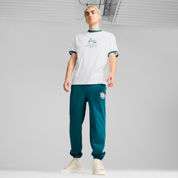 Remera PUMA x PALM TREE CREW Ringer para hombre, PUMA White, large-ARG