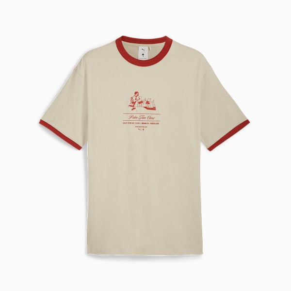 Remera PUMA x PALM TREE CREW Ringer para hombre, Desert Dust, large-ARG
