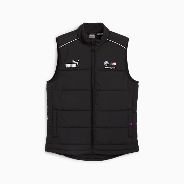BMW M Motorsport MT7+ Padded Vest Men, PUMA Black, large-ZAF