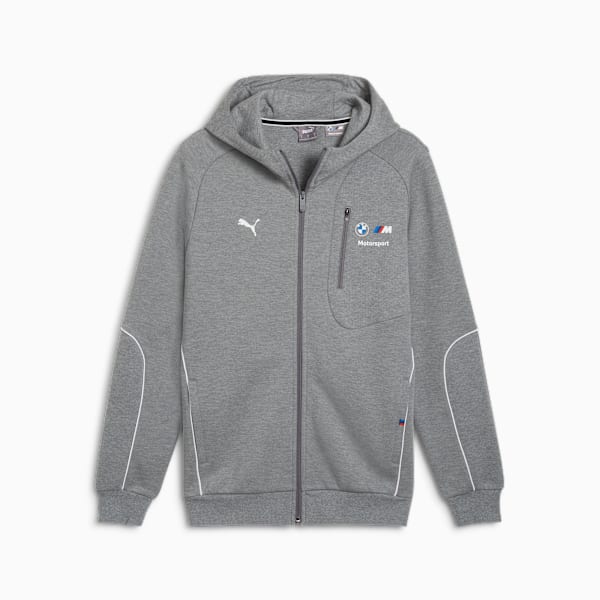 Campera con capucha BMW M Motorsport para hombre, Medium Gray Heather, large-ARG