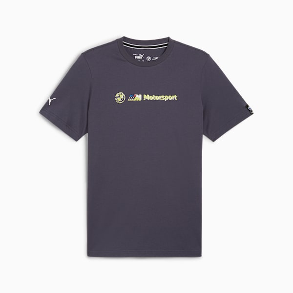 BMW M Motorsport Logo Tee+ Men, Galactic Gray, large-ZAF