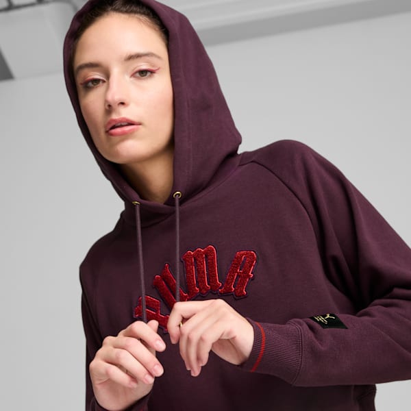 CLASSICS Relaxed Hoodie Women, Midnight Plum, large-MEX