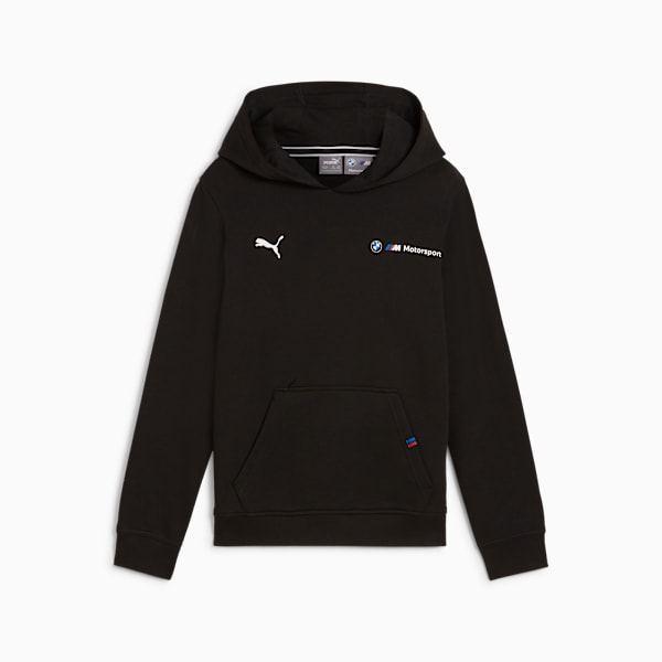 BMW M Motorsport ESS+ Hoodie Youth, PUMA Black, large-MEX