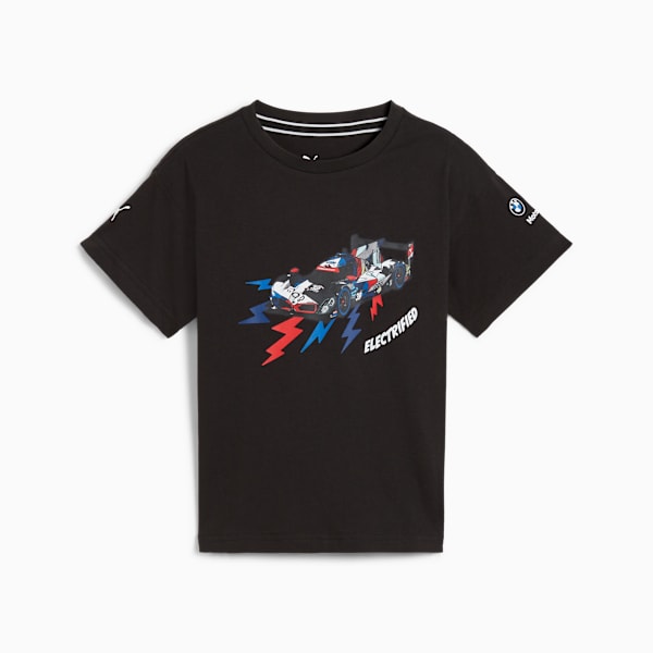 Playera niños BMW M Motorsport, PUMA Black, large-MEX