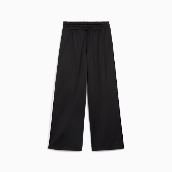 Pantalones tiro bajo T7 para mujer, PUMA Black, large-ARG