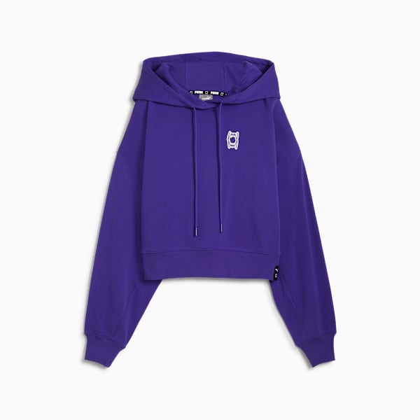 Buzo de basketball con capucha Pivot para mujer, Lapis Lazuli, large-ARG