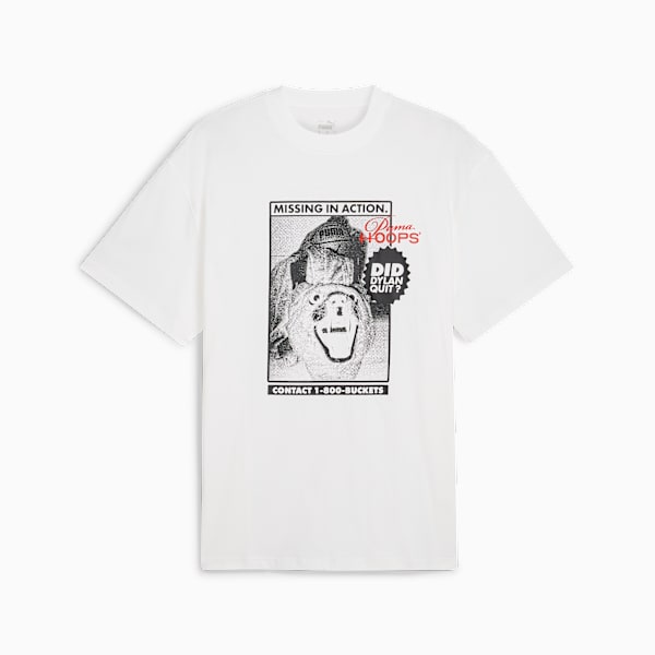 Playera de basquetbol Dylan Got Game para hombre, PUMA White, large-MEX