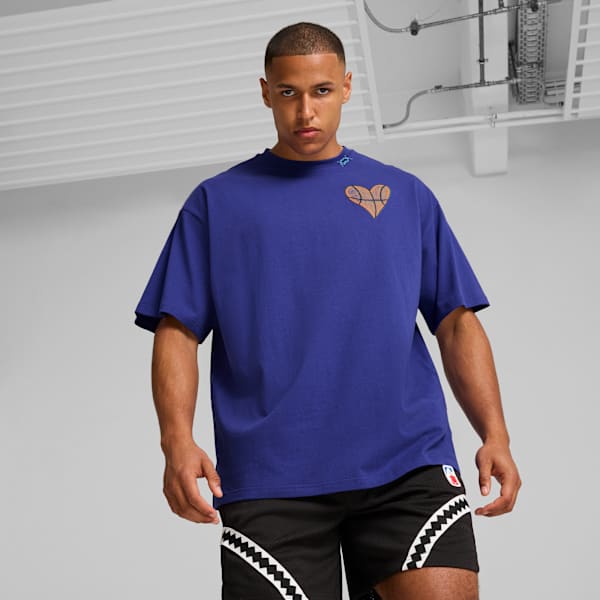 Remera de basketball Getting Crafty 4, Lapis Lazuli, large-ARG