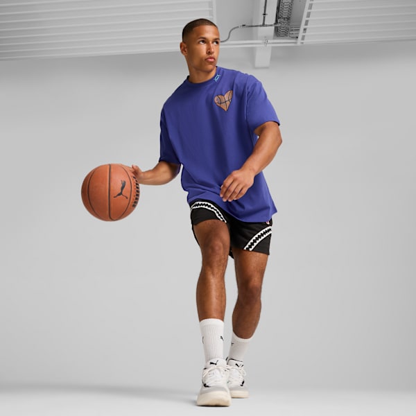 Remera de basketball Getting Crafty 4, Lapis Lazuli, large-ARG