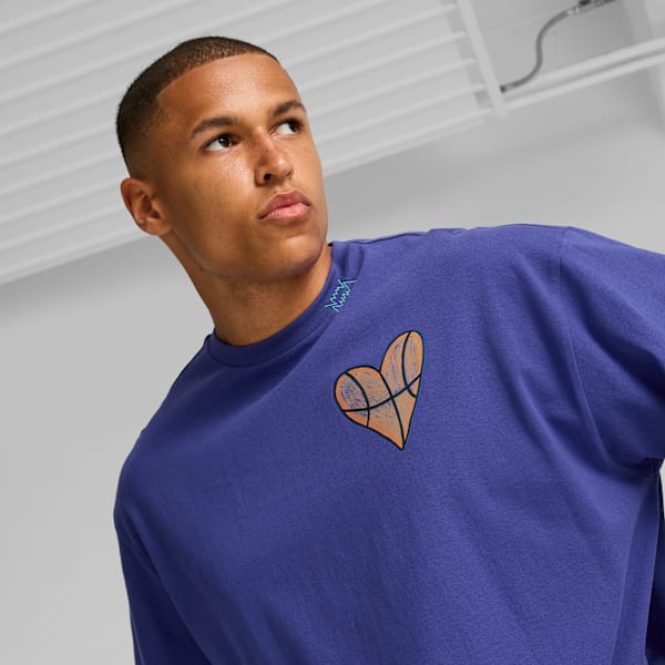 Remera de basketball Getting Crafty 4, Lapis Lazuli, large-ARG