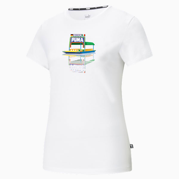 TRAJINERA Women's Tee, PUMA White, large-MEX