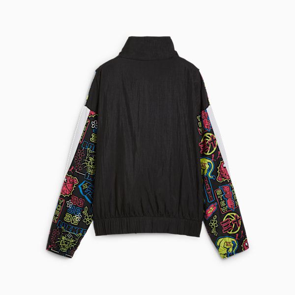 Campera deportiva STEWIE TOKYO para mujer, PUMA Black-AOP, large-ARG