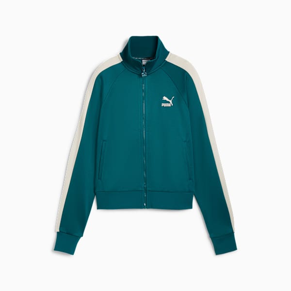 Campera deportiva ICONIC T7 para mujer, Cold Green, large-ARG