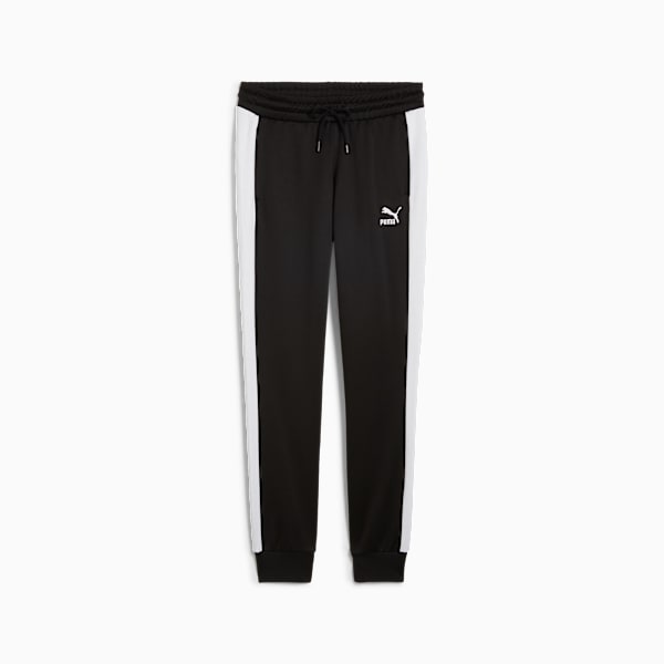 Pants de pista para mujer ICONIC T7, PUMA Black, large-MEX