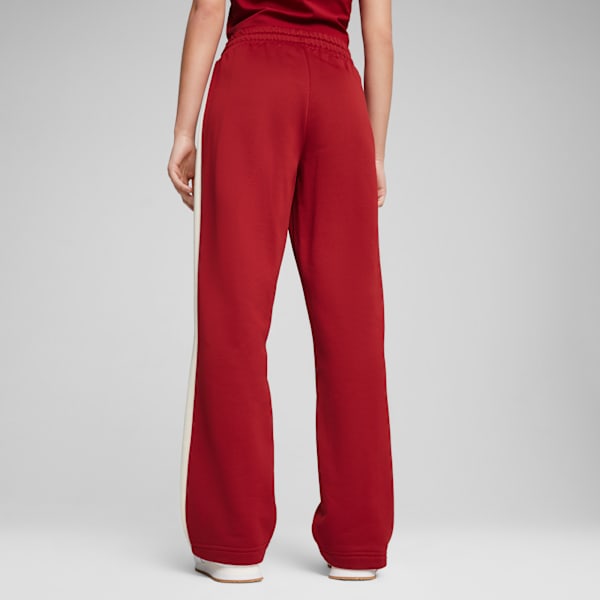 Pants de punto de pista para mujer ICONIC T7, Intense Red, large-MEX