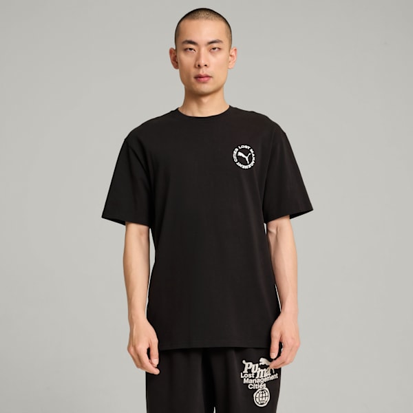 Remera PUMA x LMC Cat para hombre, PUMA Black, large-ARG