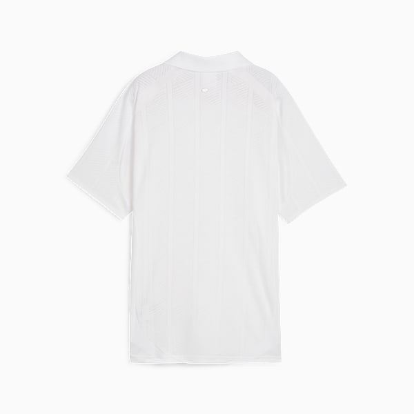 Playera con cuello camisero YONA para mujer, PUMA White, large-MEX