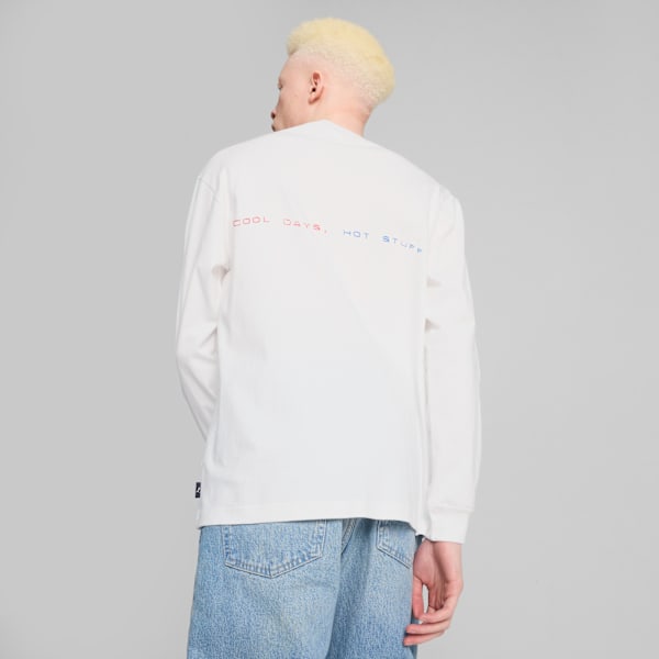 GRAPHICS "Cool Day" Long Sleeve Men, PUMA White, large-ZAF