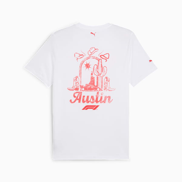 F1 USA Tee Unisex, PUMA White, large-MEX