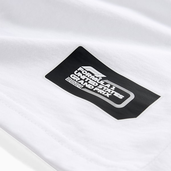 F1 USA Tee Unisex, PUMA White, large-MEX