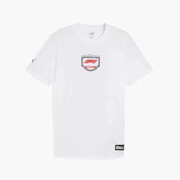 Playera Hombre F1 México, PUMA White, large-MEX