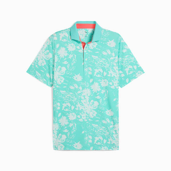 MATTR Rose Golf Polo Men, Aquatic-Peaceful Blue, large-ZAF