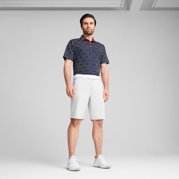 MATTR Burgh Golf Polo Men, Deep Navy-White Glow, large-ZAF