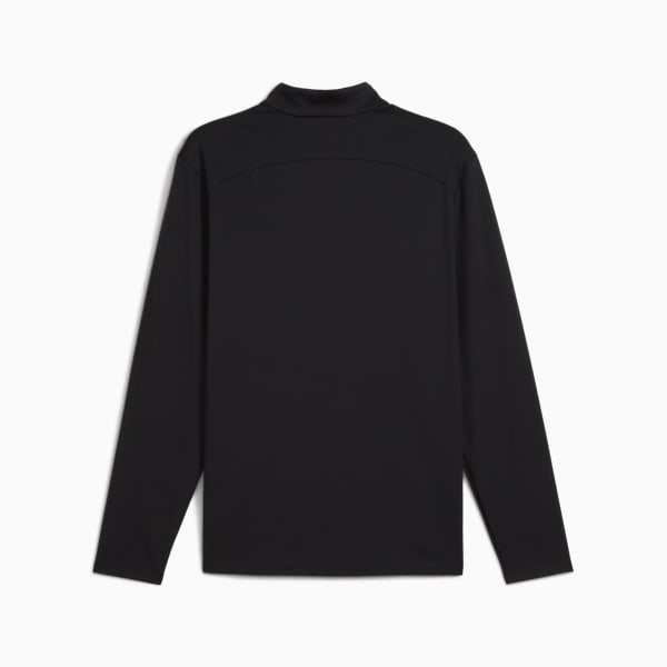 CLOUDSPUN Tech Quarter Zip Golf Top Men, PUMA Black, large-ZAF