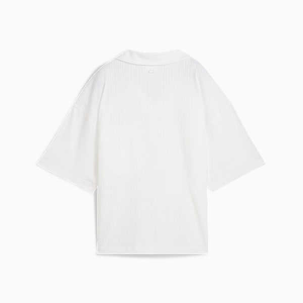 Remera oversize YONA para mujer, PUMA White, large-ARG