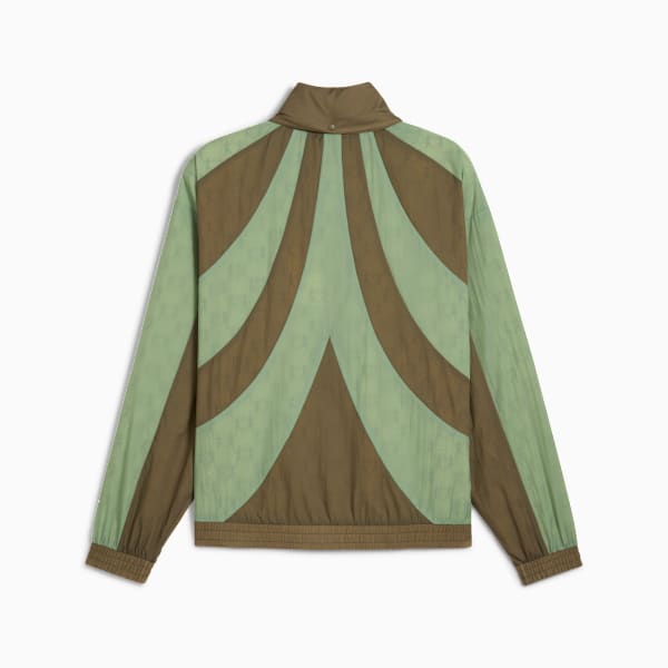 Chamarra rompeviento PUMA x KIDSUPER para hombre, Dusty Green, large-MEX