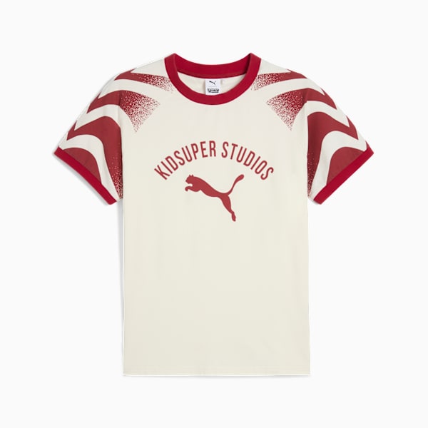 Playera PUMA x KIDSUPER para hombre, Warm White, large-MEX