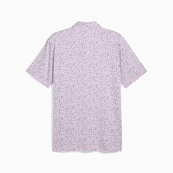 PUMA x ARNOLD PALMER Sketch Golf Polo Men, Pale Pink, large-ZAF