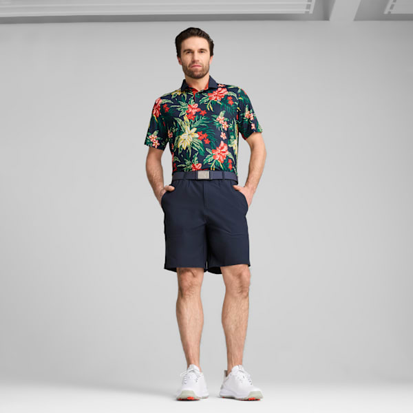 PUMA x PALM TREE CREW Floral Polo Men, Deep Navy, large-ZAF