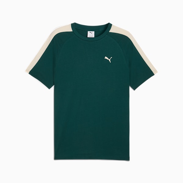 T7 Tee Men, Green Terrain-Alpine snow, large-ZAF