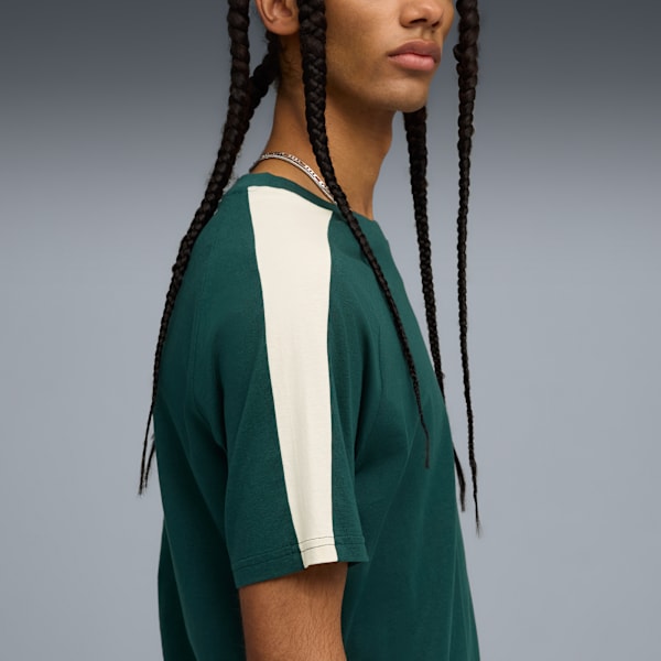 T7 Tee Men, Green Terrain-Alpine snow, large-ZAF