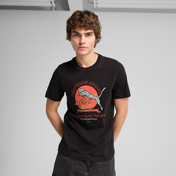 GRAPHICS PUMA Bonsai Tee Men, PUMA Black, large-MEX