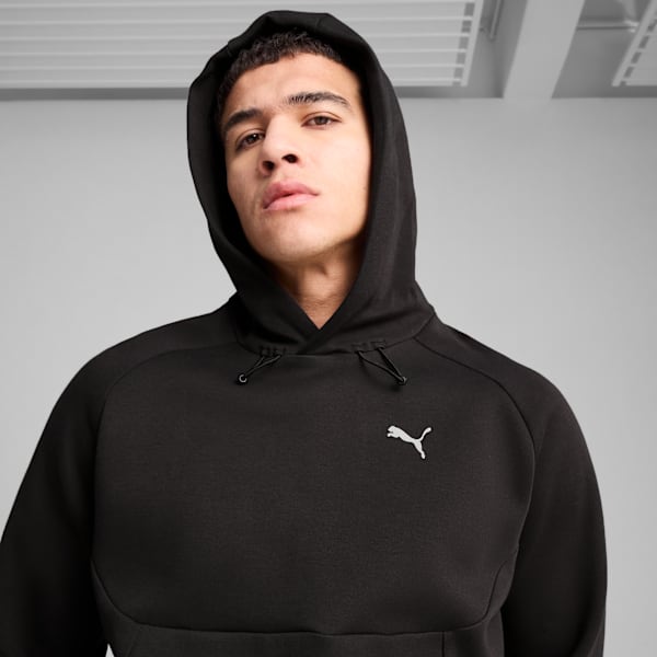 Buzo holgado y estampado con capucha PUMATECH para hombre, PUMA Black, large-ARG