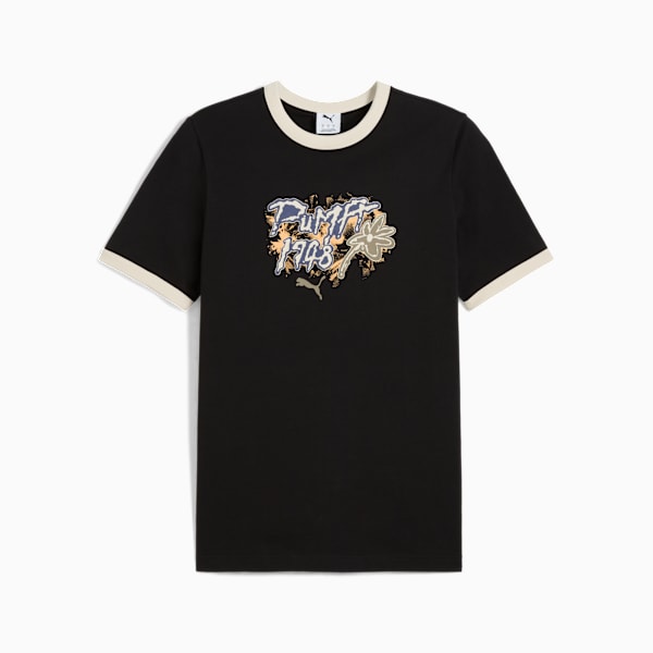 Playera estampada FUTURE.PUMA.ARCHIVE para hombre, PUMA Black-Blue Crystal, large-MEX