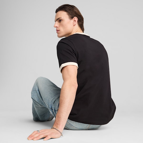 Playera estampada FUTURE.PUMA.ARCHIVE para hombre, PUMA Black-Blue Crystal, large-MEX