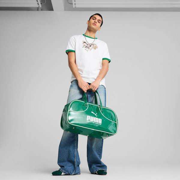 Playera estampada FUTURE.PUMA.ARCHIVE para hombre, PUMA White-Archive Green, large-MEX