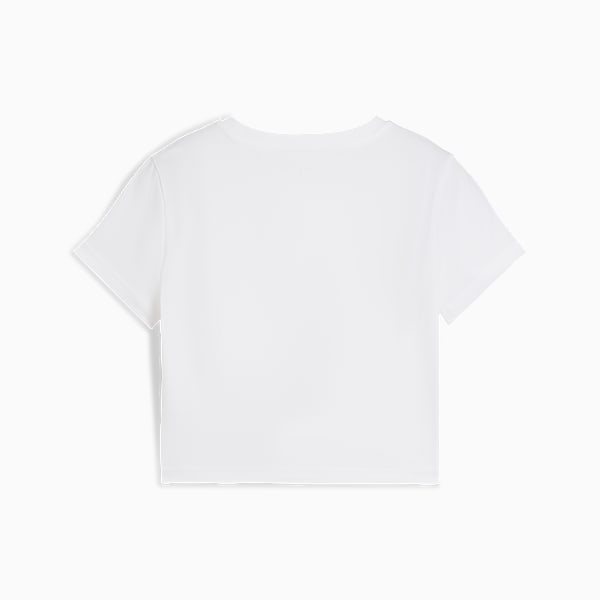 WARDROBE Essentials Baby Tee Women, PUMA White, large-MEX