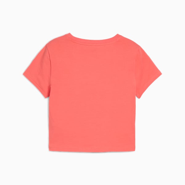 Playera corta WARDROBE Essentials para mujer, Peach Frost, large-MEX